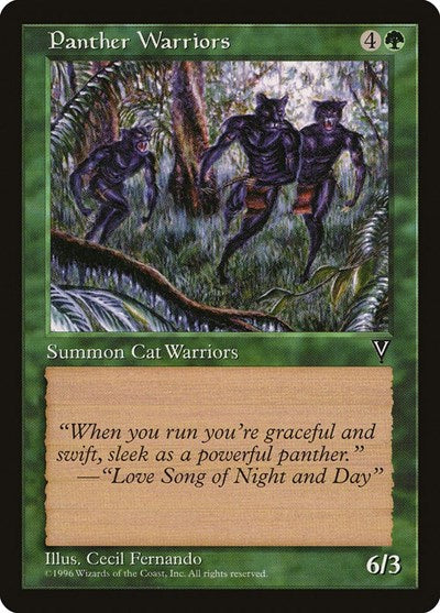 Panther Warriors (Visions) Medium Play