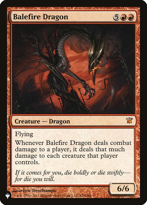 Balefire Dragon (The List) Near Mint