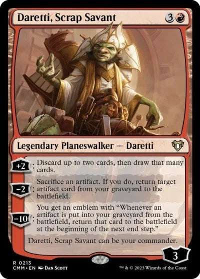 Daretti, Scrap Savant (Commander Masters) Near Mint