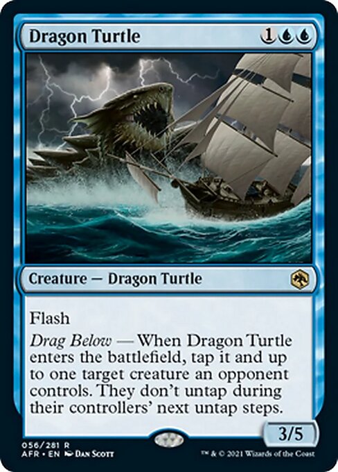 Dragon Turtle (Adventures in the Forgotten Realms) Medium Play Foil