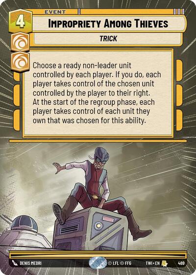 Impropriety Among Thieves (Hyperspace) (Twilight of the Republic) Near Mint Foil