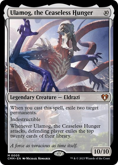 Ulamog, the Ceaseless Hunger (Commander Masters) Medium Play Foil