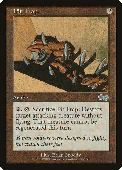 Pit Trap (Urza's Saga) Light Play