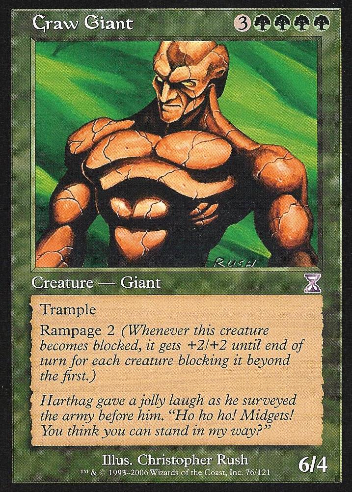 Craw Giant (Time Spiral Time Shifted) Medium Play Foil
