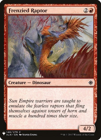 Frenzied Raptor (Mystery Booster) Near Mint