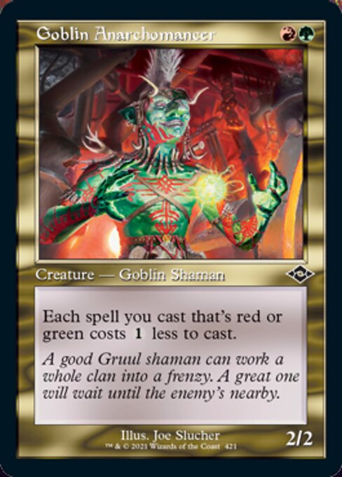 Goblin Anarchomancer (Retro Frame) (Modern Horizons 2) Light Play Foil