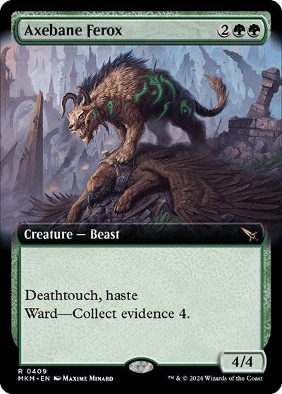 Axebane Ferox (Extended Art) (Murders at Karlov Manor) Near Mint Foil