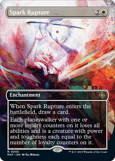 Spark Rupture (Borderless) (March of the Machine: The Aftermath) Light Play Foil