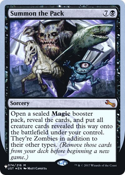 Summon the Pack (The List) Near Mint Foil