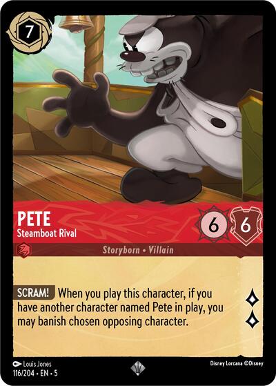 Pete - Steamboat Rival (Shimmering Skies) Near Mint Cold Foil