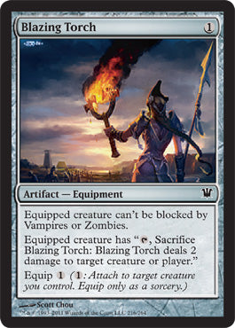 Blazing Torch (Innistrad) Medium Play