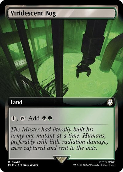 Viridescent Bog  Extended Art|1|0|0.00