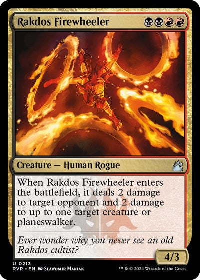 Rakdos Firewheeler (Ravnica Remastered) Near Mint Foil