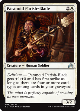 Paranoid Parish-Blade (Shadows Over Innistrad) Near Mint