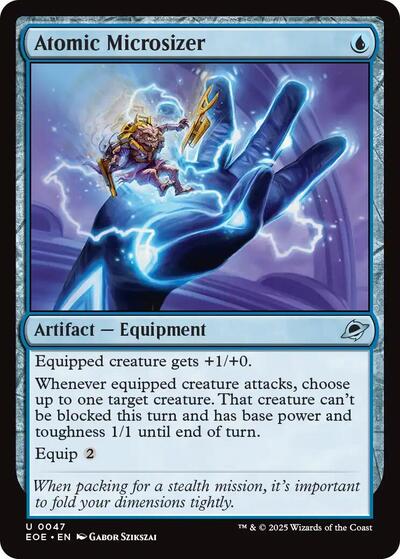 Atomic Microsizer (Edge of Eternities) Light Play Foil