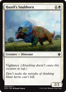 Huatli's Snubhorn (Ixalan) Near Mint