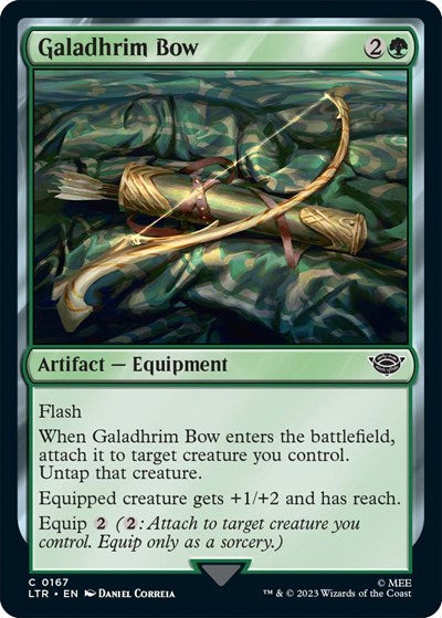 Galadhrim Bow (Universes Beyond: The Lord of the Rings: Tales of Middle-earth) Medium Play Foil