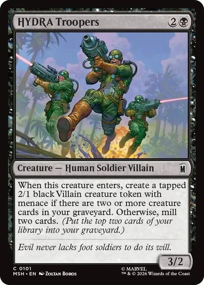 HYDRA Troopers (Marvel Super Heroes) Near Mint Foil