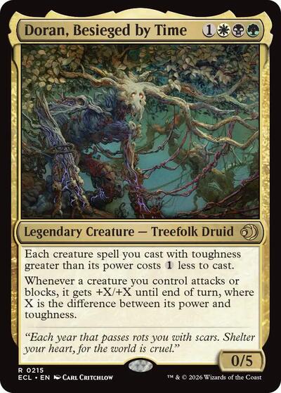 Doran, Besieged by Time (Lorwyn Eclipsed) Light Play