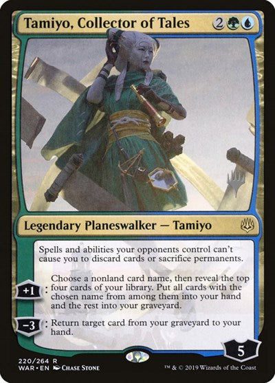 Tamiyo, Collector of Tales (Promo Pack: Theros Beyond Death) Light Play Foil