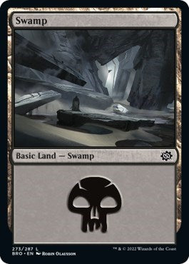 Swamp (273) (The Brothers' War) Light Play