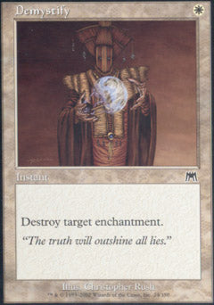 Demystify (Onslaught) Light Play Foil