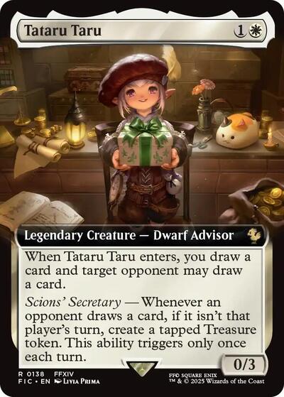 Tataru Taru (Extended Art) (Commander: FINAL FANTASY) Light Play Foil