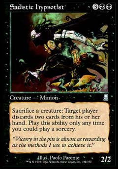 Sadistic Hypnotist (Odyssey) Medium Play Foil