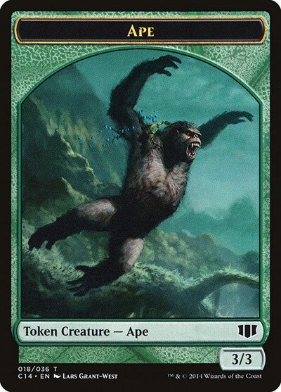 Ape   Zombie  Blue  Double sided Token|0|0|0.00