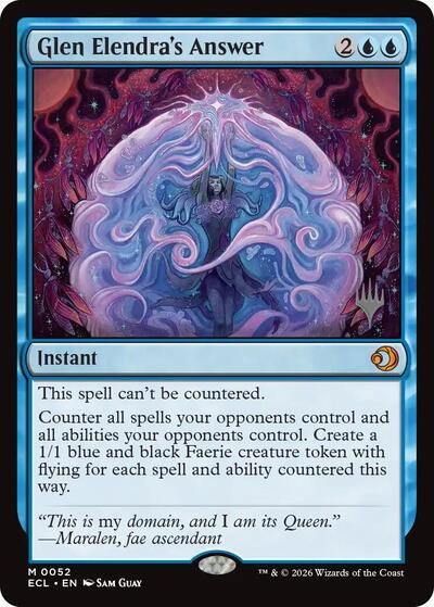 Glen Elendra's Answer (Promo Pack: Lorwyn Eclipsed) Light Play