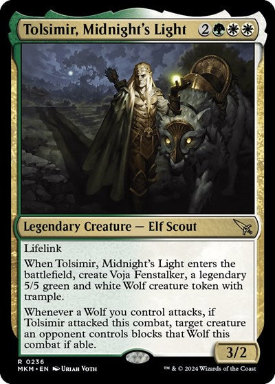 Tolsimir, Midnight's Light (Murders at Karlov Manor) Near Mint Foil