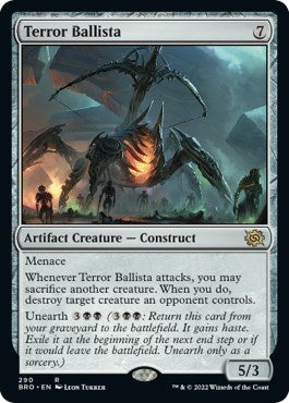 Terror Ballista (The Brothers' War) Light Play Foil
