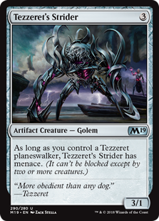 Tezzeret's Strider (Magic 2019 Core Set) Medium Play