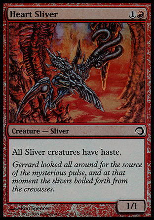 Heart Sliver (Premium Deck Series: Slivers) Heavy Play Foil
