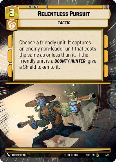 Relentless Pursuit (Hyperspace) (Shadows of the Galaxy) Near Mint Foil