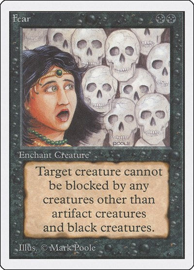 Fear (Unlimited) Medium Play