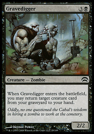 Gravedigger (Planechase) Light Play