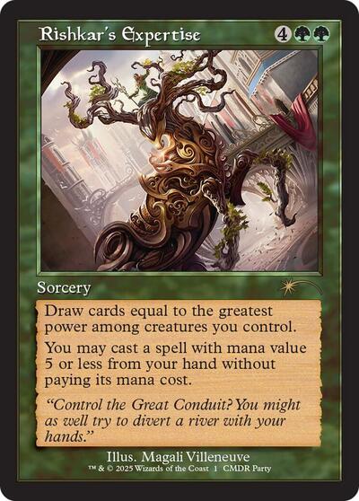 Rishkar's Expertise (Retro Frame) (Promos: WPN and Gateway) Light Play