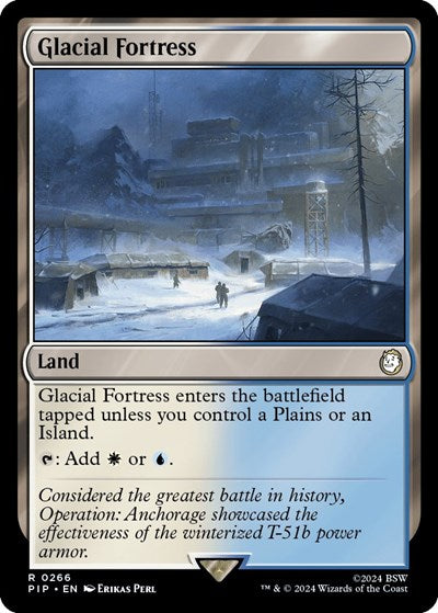 Glacial Fortress (Universes Beyond: Fallout) Near Mint Foil