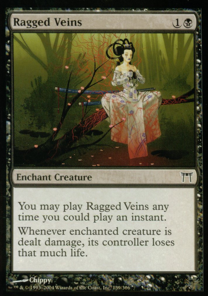 Ragged Veins (Champions of Kamigawa) Light Play
