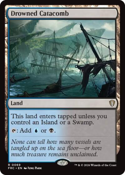 Drowned Catacomb (Commander: Reality Fracture) Near Mint