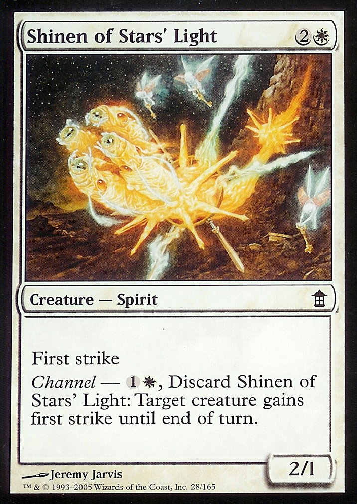 Shinen of Stars' Light (Saviors of Kamigawa) Medium Play Foil