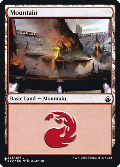 Mountain (BBD) (Secret Lair Commander: Heads I Win, Tails You Lose) Near Mint Foil