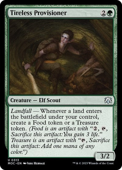 Tireless Provisioner (Commander: March of the Machine) Near Mint