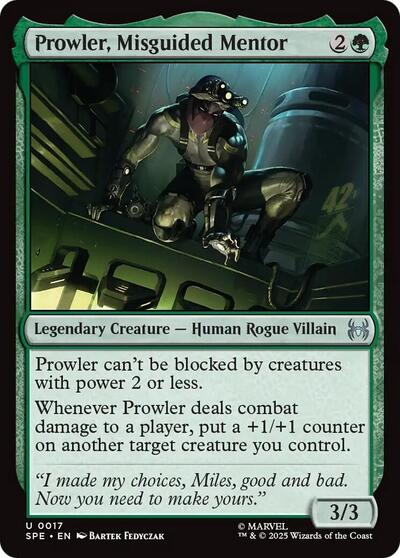 Prowler  Misguided Mentor|4|0|0.00
