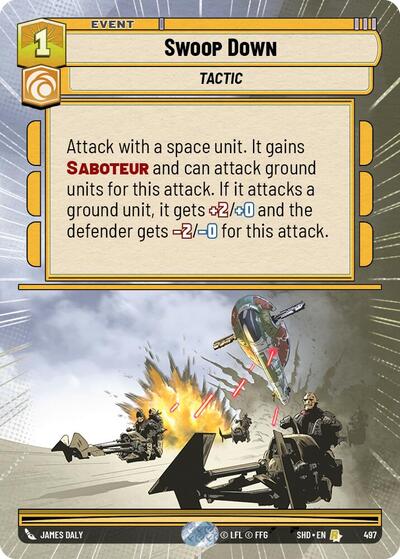 Swoop Down (Hyperspace) (Shadows of the Galaxy) Near Mint