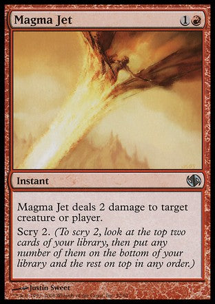 Magma Jet (Duel Decks: Jace vs Chandra) Medium Play