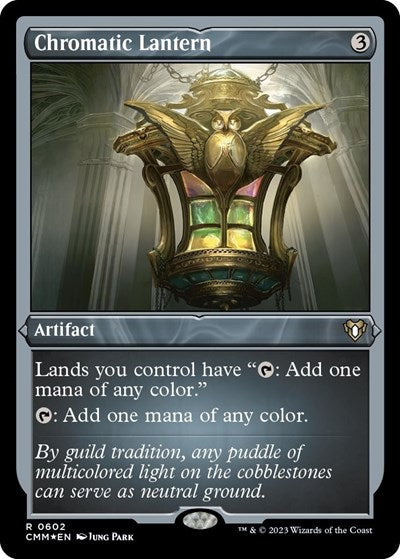 Chromatic Lantern (Foil Etched) (Commander Masters) Near Mint Foil