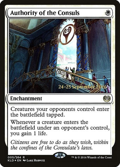 Authority of the Consuls (Promos: Prerelease Cards) Near Mint Foil