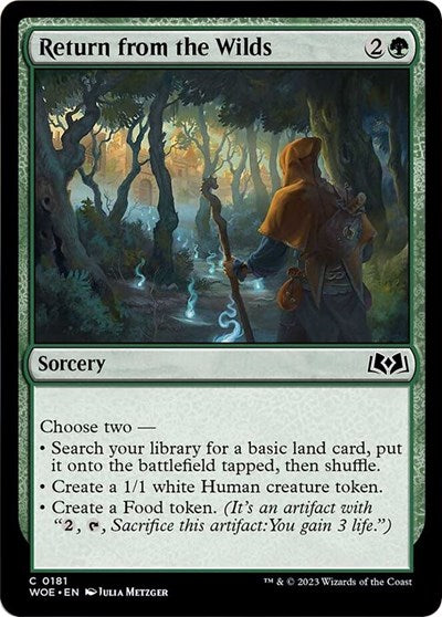Return from the Wilds (Wilds of Eldraine) Heavy Play